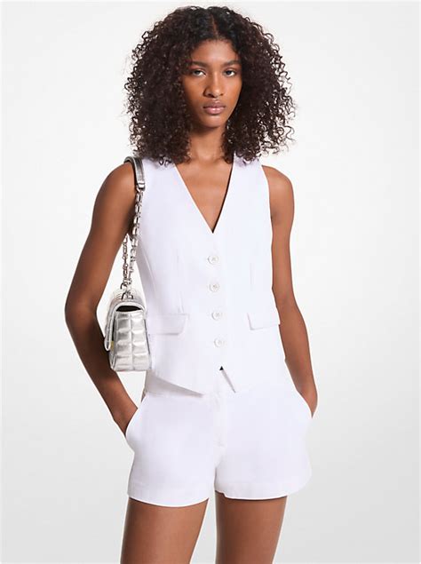 Michael Kors Collection Woven Vest.